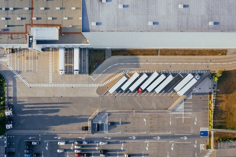LAX airport parking lot with cars